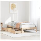 vidaXL Okvir kreveta bez madraca 90 x 190 cm od masivne borovine Cijene