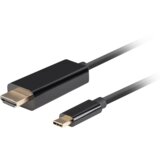 Lanberg USB-C kabel in HDMI Macho/Macho 4K 60Hz 0,5M črnec, (21090987) | Shoptok.si