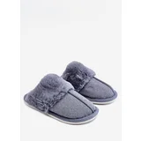 Kesi Men's warm slippers navy blue Marcus