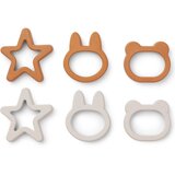 Liewood set 6 modelov za pripravo piškotkov andy mustard mix | Shoptok.si