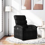 Maison Chic Naslanjač - Relax naslanjač iz črnega blaga, (22042184) | Shoptok.si