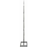 vidaXL Metalna božićna jelka s stalakom Crna 90 cm Čelik | shoptok.hr
