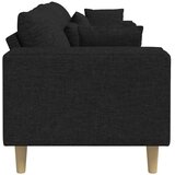 SOFA s jastukom Crna 250 x 77 x 76 cm tkanina | shoptok.hr