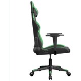  Masažna igraća stolica crno-zelena od umjetne kože | shoptok.hr