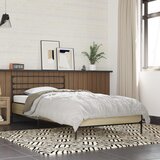 Maison Chic Posteljni okvir - Enojna postelja - Postelja za odrasle sonoma hrast 100x200 cm inž. les in kovina-J9134, (21769391) | Shoptok.si