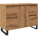 vidaXL kupaonski ormarić za umivaonik boja hrasta konstruirano drvo | shoptok.hr