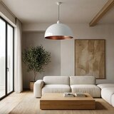 Brilagi LED luster na sajli METALO 1xE27/40W/230V prečnik 60 cm bela/bakarna | Eponuda.com