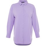 Trendyol Ženska košulja Tbess22Go0664, Lavanda Cene