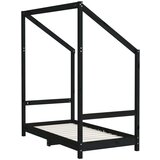  Za dječji krevet crni 70 x 140 cm od masivne borovine | shoptok.hr