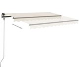  Prostostoječa avtomatska tenda 450x350 cm krem, (20728737) | Shoptok.si