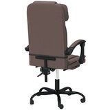  Uredski naslonjač od umjetne kože smeđi | shoptok.hr