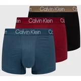 Calvin Klein Underwear Boksarice 3-pack moški, zelena barva