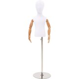  Podesivi Maneken 120-157 cm s Postoljem Uniseks PP Bijela Cijene