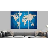  Slika na plutenoj podlozi - Ink Journey [Cork Map] 90x60 | shoptok.hr