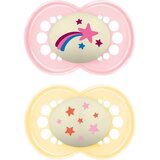 Mam Original Night 6m+ duda Yellow/ Pink 2 kos | Shoptok.si
