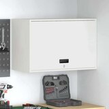  Ormar za zid u garaži Bijelo 80 x 40 x 53 cm Čelik s prahom | shoptok.hr