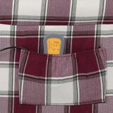 vidaXL Masažni naslanjač rdeče blago | Shoptok.si
