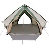  Teepee šotor s streho Zelena in Bela 490 x 410 x 210 cm, (5000091112) | Shoptok.si