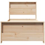  Krevetna konstrukcija Smeđa 80 x 200 cm Masivna borovina | shoptok.hr