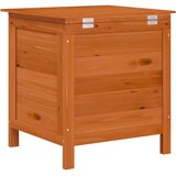  Vrtna kutija za pohranu smeđa 50x49x56,5 cm masivna jelovina | shoptok.hr