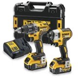 Dewalt set aku bušilica i odvijač 18V 2×5.0Ah u tstak koferu DCK268P2T Cijene