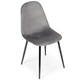 Modern Home Set od 4 baršunaste stolice za blagovaonicu i dnevni boravak - sive | shoptok.hr
