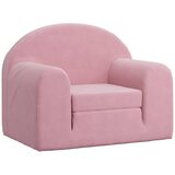 Maison Chic Raztegljiv Otroški kavč - Otroški divan - Otroški sedež roza mehak pliš, (21729708) | Shoptok.si