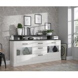 Premium Living Komoda Montreal, Bela, Barva Pinije | Shoptok.si