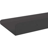  Polica na zidu s policom Zidne 3 pcs Crna 80 x 9 x 2.5 cm | shoptok.hr