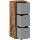  Kreveta s ladicama Staro drvo 25,5 x 22 x 69,5 cm | shoptok.hr