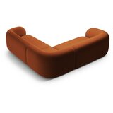 Micadoni Baršunasti kutna garnitura boja terakote Kate – | shoptok.hr