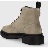 Levi's Gležnječe od brušene kože TROOPER CHUKKA za žene, boja: siva, ravni potplat, 234715.57 | shoptok.hr