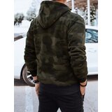 DStreet Bluza męska moro z kapturem zielona | shoptok.hr