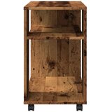  Bočni stolić s kotačima boja starog drva 70 x 35 x 60 cm drveni | Eponuda.ba