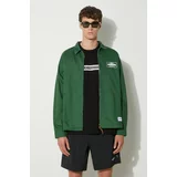 Neighborhood Pamučna jakna Zip Work Jacket boja: zelena, za prijelazno razdoblje, oversize, 241TSNH.JKM02