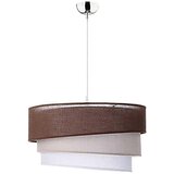  Duolla - Luster na sajli TRIO 1xE27/40W/230V, prečnik 45 cm, smeđa/bež/bela | Eponuda.com