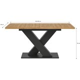 XXXL Raztegljiva Miza Marlon 150 Az, Siva | Shoptok.si