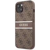 Guess Trdo ohišje za Apple iPhone 13 Mini PU 4G Stripe, Rjava, (21244273) | Shoptok.si