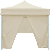  Sklopivi šator za zabave s 8 bočnih zidova 870x291x315 cm krem | Eponuda.ba