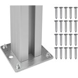  Ograda za kante za smeće Siva 237 x 85 x 115 cm Aluminij i WPC | shoptok.hr