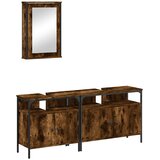  3-dijelni set kupaonskog namještaja boja hrasta drveni | shoptok.hr