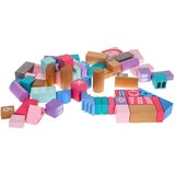  Drvene kocke za slaganje dvorca za lutke - 67 elemenata | Shoptok.si