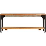 Furnova Klubska mizica s polico 100x60x35 cm trden predelan les, (21915238) | Shoptok.si