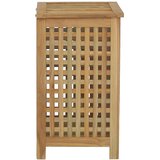  Košara za rublje 50 x 35 x 60 cm od masivne tikovine | Shoptok.si