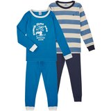 Petit Bateau Pižame & Spalne srajce LOT PYJAMA X2 Modra | Shoptok.si
