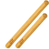 Valjček za testo, komplet 2 kosov, 100% bambus, 30/40 × 3,3 cm (L × Ø), gladka površina, bambus