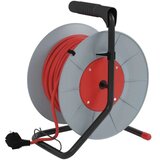  Produžni kabl na kolutu sa 4 utičnice, 25 m, siva/crvena | Eponuda.com