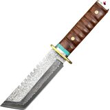 IZMAEL Damastni outdoor nož TR - 39472 - Rjava | Shoptok.si