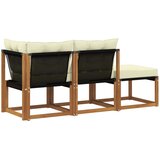  Zunanji modularni kavčni sklopi 3 Kos Naravna in smetana, (5000271861) | Shoptok.si