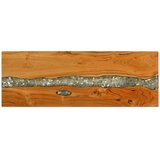  Konzolna stolica Smeđa 100 x 35 x 75 cm Čvrsto teak drvo | shoptok.hr